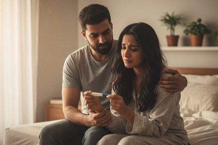 Couple seeks infertility treatment & medical guidance to overcome conception challenges in Coimbatore