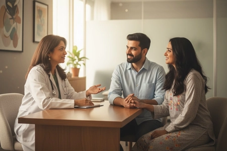 Woman begins fertility treatment to enhance reproductive health &  conception chances in Coimbatore